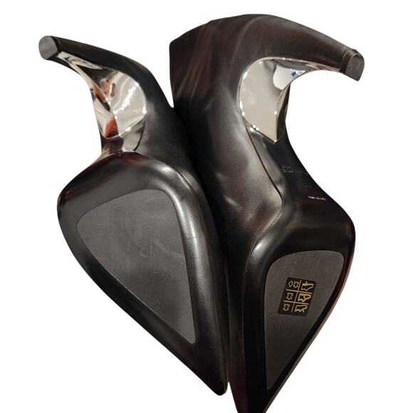 Alexander McQueen Armadillo over the knee black leather boots size 39 - Picture 6 of 9